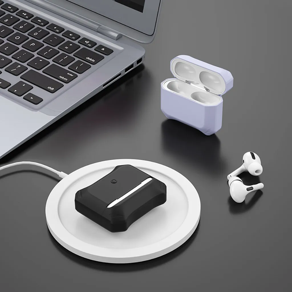 Для AirPods Pro силиконовый чехол с защитой от царапин чехол для наушников противоударный чехол для Bluetooth наушников z1114