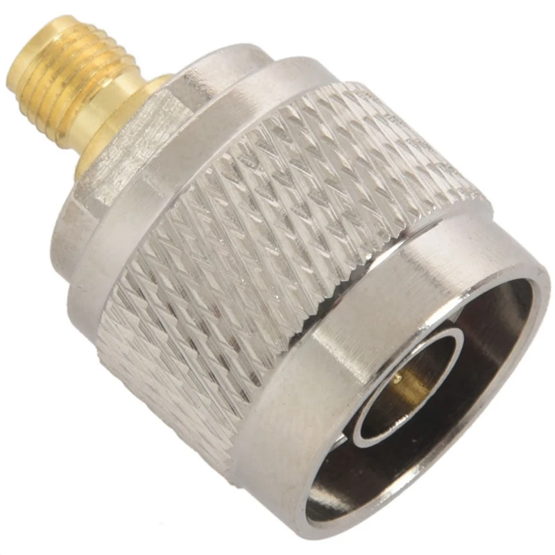 

Quality N male to SMA female RF coaxial cable adapter Jack converter connector,silver