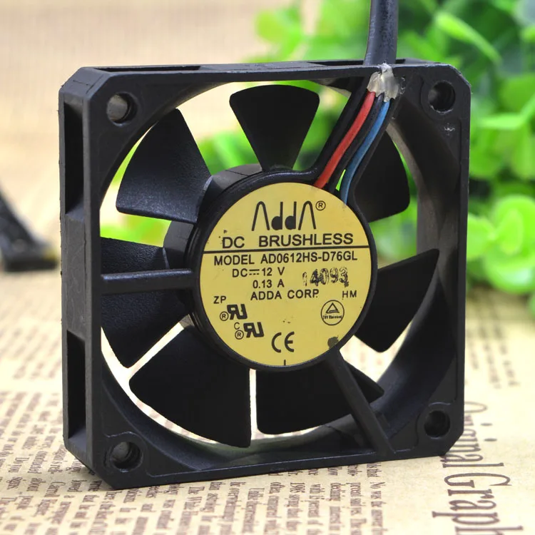 /6015 AD0612HS-D76GL DC12V 0.13A защита двигателя охлаждения