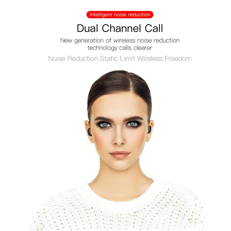 TWS Wireless Earphone Earbuds LED Digtal Display 6D Stereo HIFI Sound Bluetooth V5 0 Headsets With Mic For iPhone Huawei Samsung