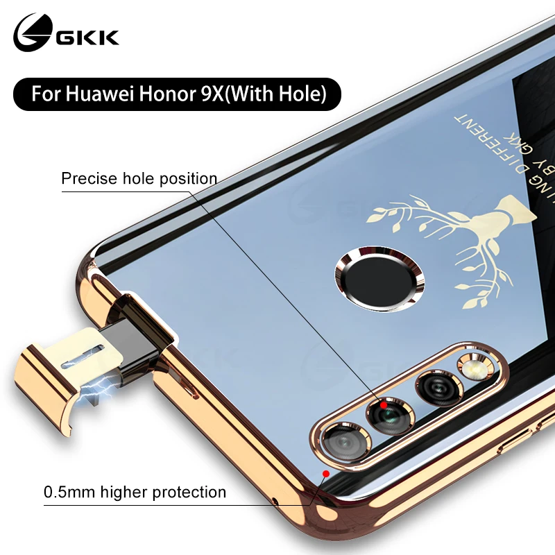 For Huawei Honor 9X Case Plating Luxury Soft Cases for Huawei P Smart Z Y9 Prime 2019