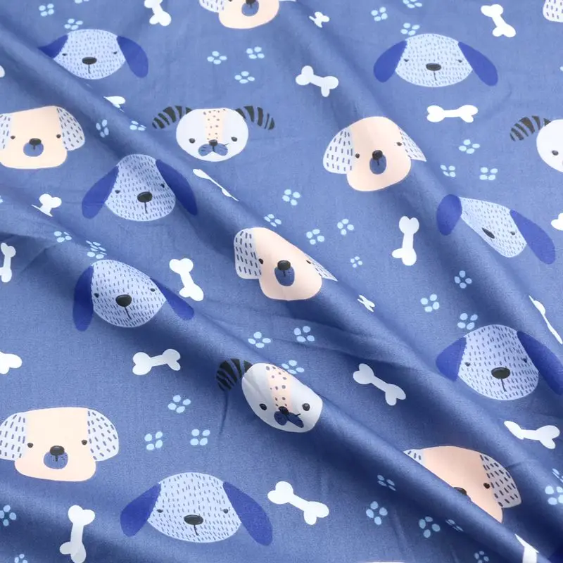 Мультфильм животных DIY шитье ремесло лоскутное стеганое жир четверти Хлопок Ткань для ребенка платье простыни домашний текстиль tissus tecidos