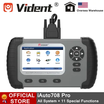 

VIDENT iAuto708 Pro Professional All System Diagnose Scan Tool OBDII Scanner With Special functions Oil Light Service / ABS DPF