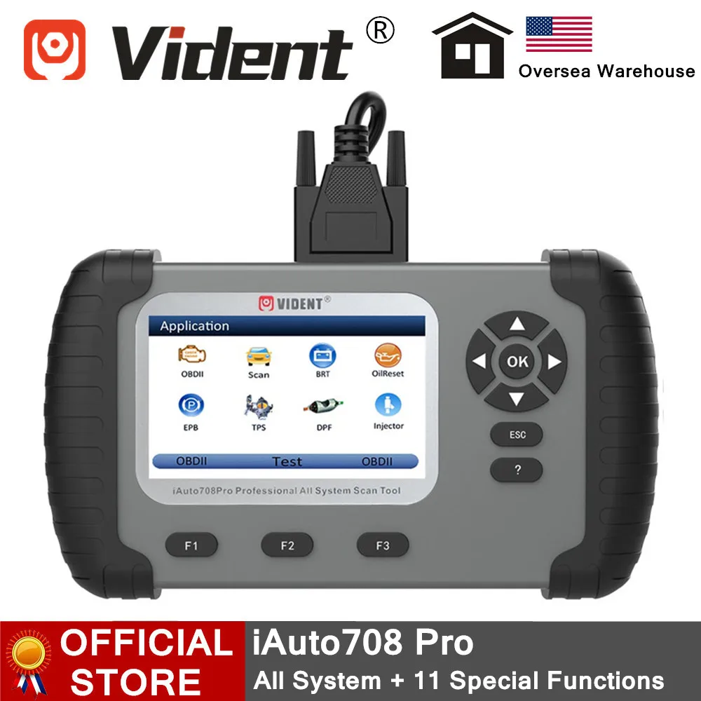 VIDENT iAuto708 Pro Профессиональный инструмент для всех систем диагностики