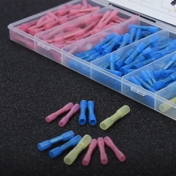 

200/120/100pcsHeat shrinkable waterproof docking connector Electrical Wire Splice Cable Crimp Terminals Connectors