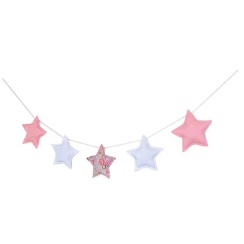 

Nordic Star String Ornaments Children's Room Crib Tent Bed Curtain Matching Decoration