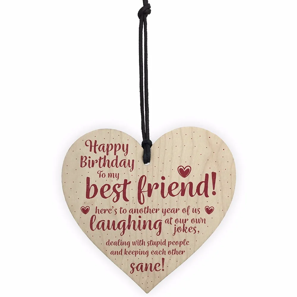1-Meijiafei-Happy-Birthday-Best-Friend-Wooden-Friendship-Sign-Birthday-Plaque-Thank-You-Keepsake-Gift