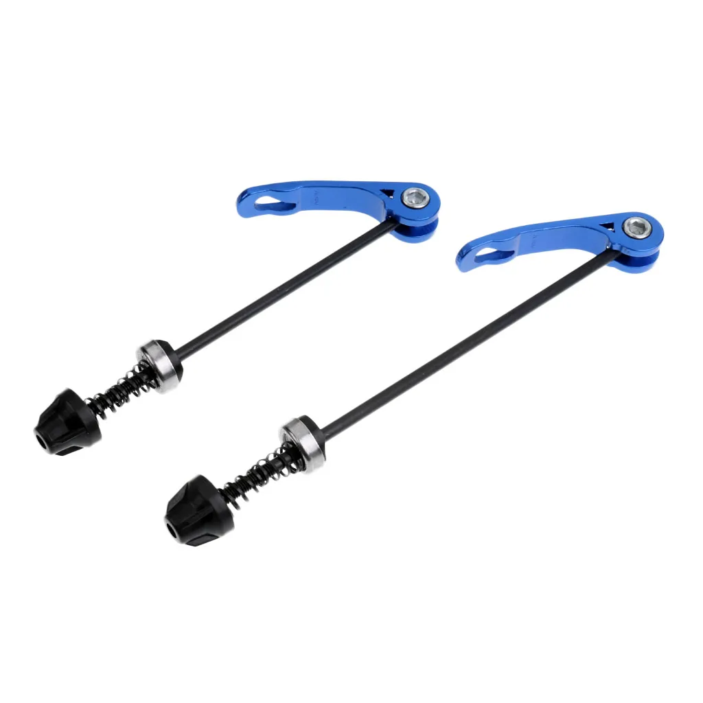 2pcs Alloy Front Rear Bike Bicycle Wheel Quick Release Axle Skewers 2 Color