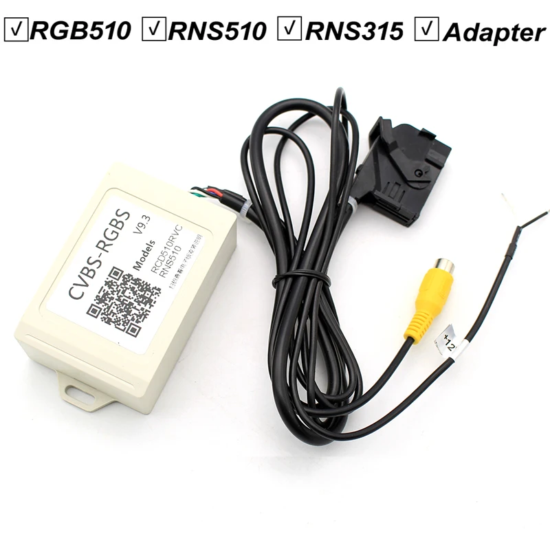 Фото Для RCD510 RNS510 RNS315 RCD RNS 510 315 задний вид Av конвертер для камеры Адаптер CVBS к RGBS RGB Box Бесплатная доставка №1