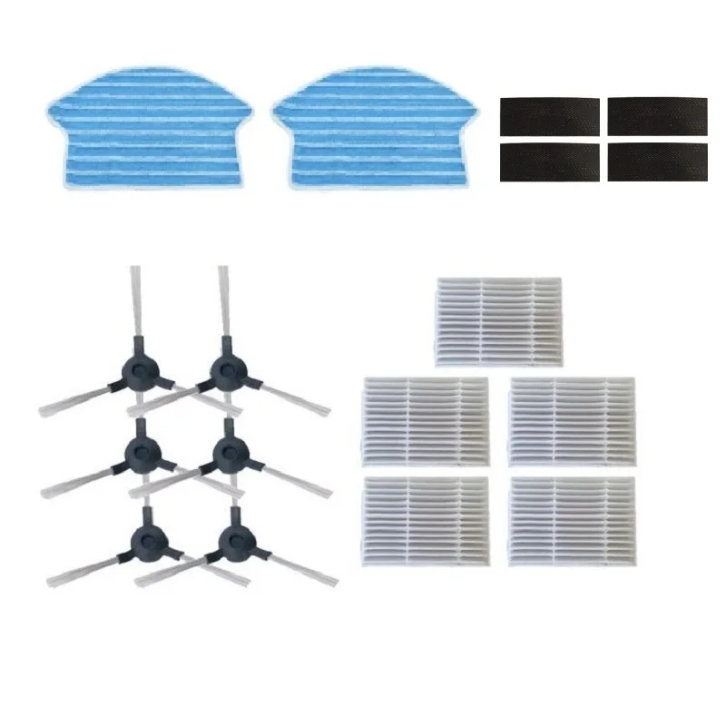 Filtro de Escova Lateral para Aspirador de pó para Midea Vcr15 Vcr16 Acessórios de Esfregão Peças de