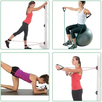 

11Pcs New Gym 8 Word Elastic Band Chest Developer Rubber LOOP Latex Resistance Bands Fitness Equipment Stretch Yoga