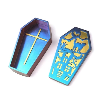 

2020 New 4 Shape Halloween Coffin Box Molds Coffin Storage Box Silicone Molds Art Crafts