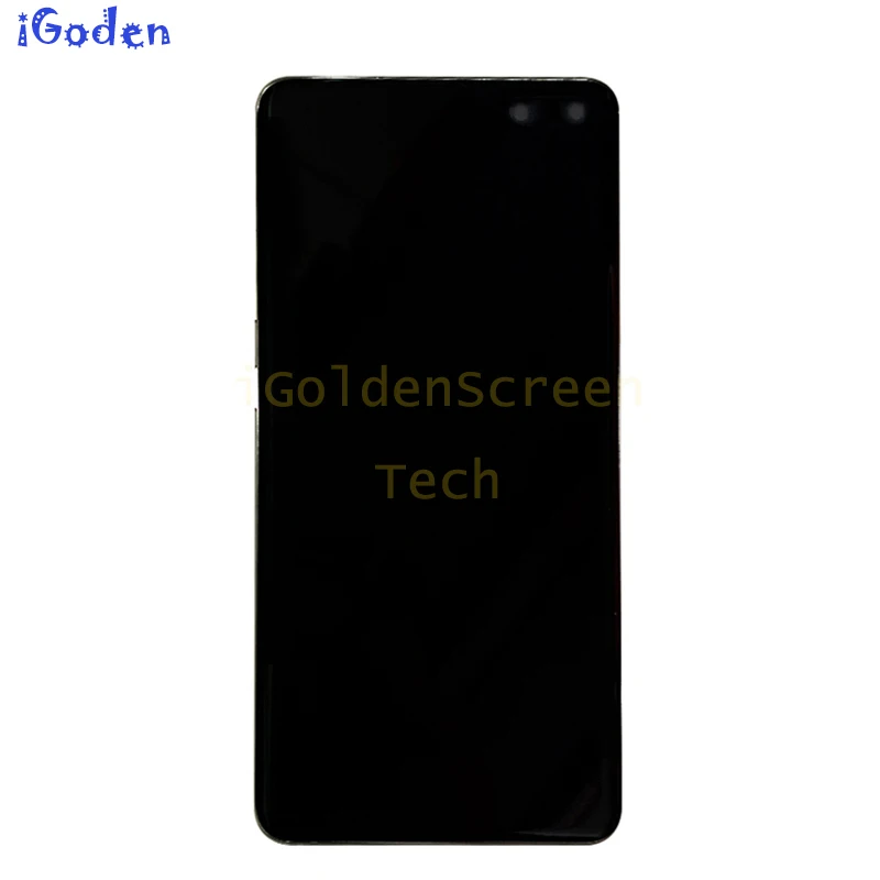 Черный 6," AMOLED lcd для SAMSUNG S10 lcd G977N дисплей SM-G977U сенсорный экран дигитайзер для SAMSUNG Galaxy S10 5G lcd G977 lcd