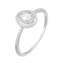 L'amour& ma креативное большое овальное Кристальное кольцо, простой стиль, циркониевое кольцо для женщин, ювелирные изделия, аксессуары для помолвки, свадебные подарки