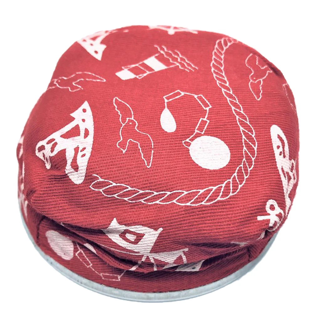 304 Stainless Steel Windproof Bean Bag Ashtray Cigarette Holder Red for Boat