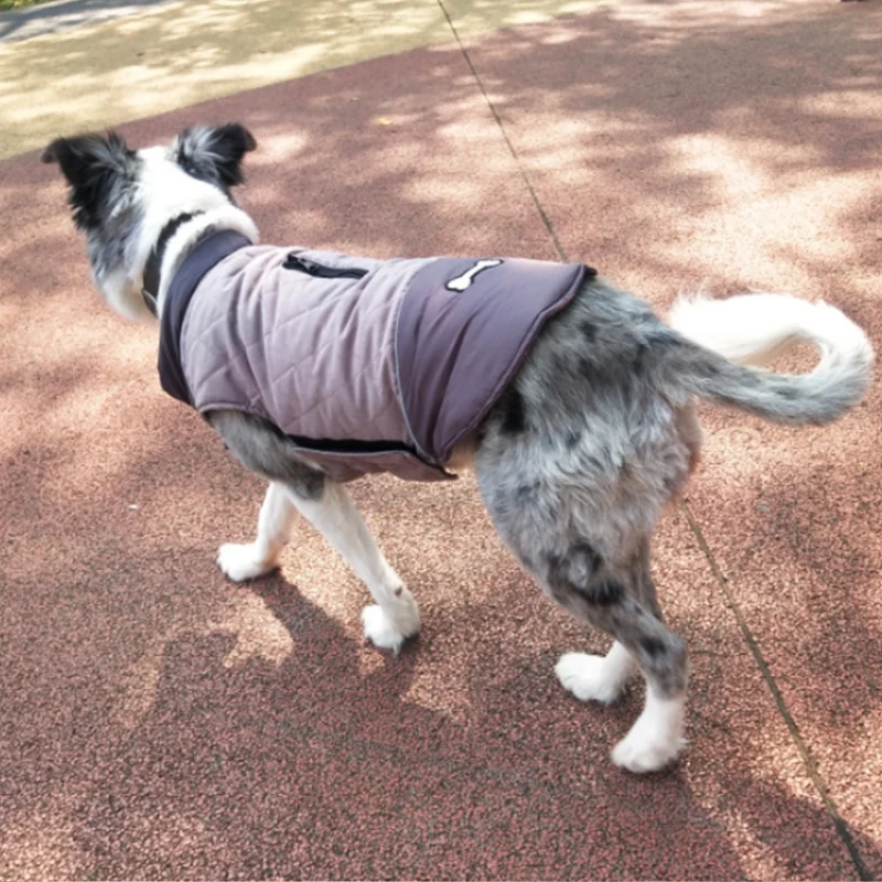 Double side Wear Pet Clothes for Dog Clothes Winter Reversible Clothes for Pets Dog Coat Jackets Waterproof for Pet Clothing
