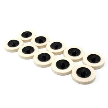 

For Wood Carving 2 Wool Polishing Disc Carving Surface Buffing Pads Wheels 10*