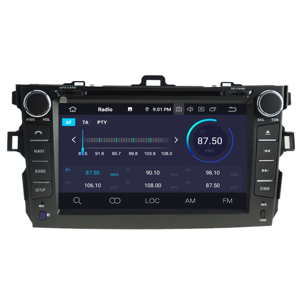 Cheap RoverOne Car Multimedia Player For Toyota Corolla 2007 - 2012 Altis Android 9.0 DVD GPS Navigation HeadUnit Radio Stereo 4 Cheap RoverOne Car Multimedia Player For Toyota Corolla 2007 - 2012 Altis Android 9.0 DVD GPS Navigation HeadUnit Radio Stereo 4