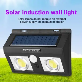 

Wall Light COB 60LED Solar Walkway Lights Garden Lamp Home Outdoor Eco-Friendly Street Lamp Durable