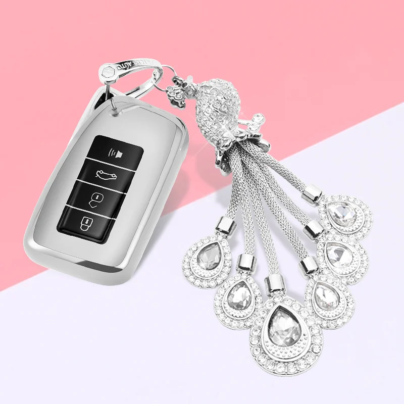 电光银+钥匙链