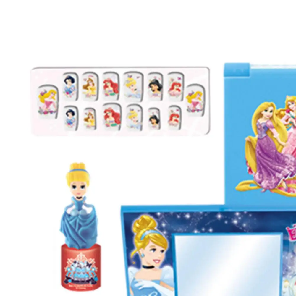 Disney Children's Princess Cosmetic And Moveable Makeup For Cosmetics Set Toy Make Up Kits Cute Play House Children Gift