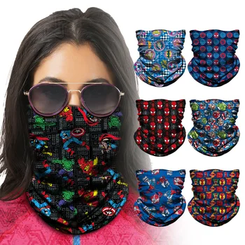 

3D Cycling Bandana Face Shiled Hulk Neck Buffs Motorcycle Face Mask Superman Star Wars Face Shield Masque Headband Ski Balaclava