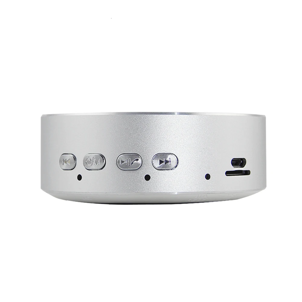 CHYI Мини Портативный Bluetooth ПК динамик для смартфона беспроводная круглая форма Бумбокс с TF слот для карт звуковая система для компьютера