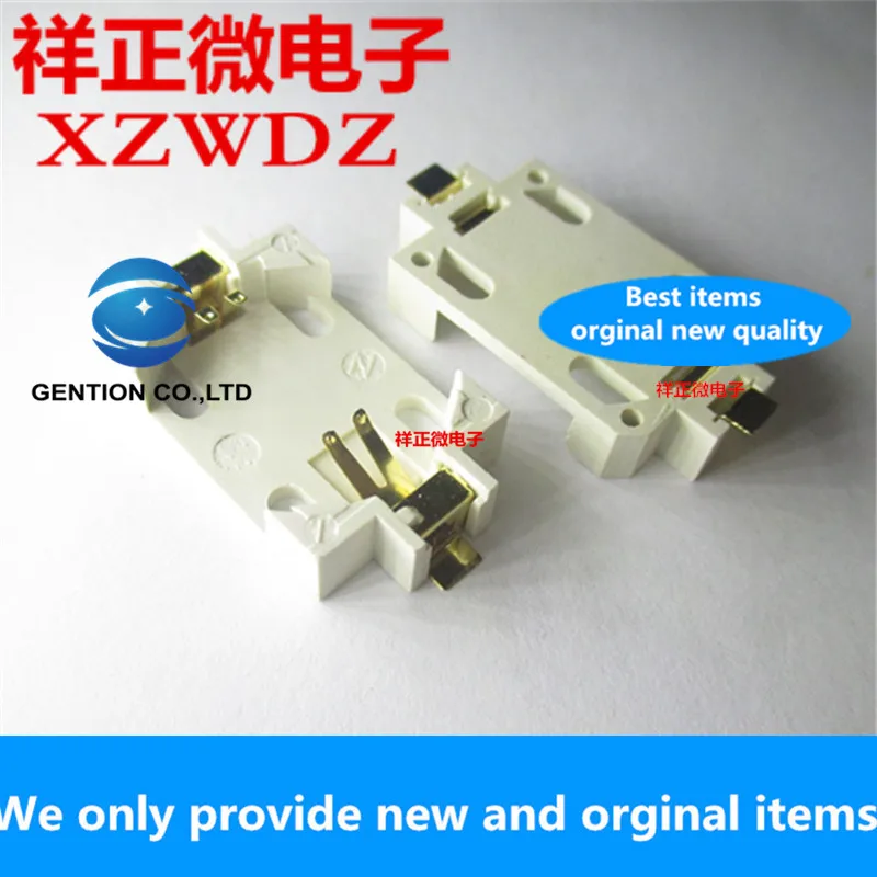 

25 шт., 100% оригинальный новый держатель для аккумулятора CR2032, экологически чистый, горизонтальный патч, SMT кнопка, высокая термостойкость