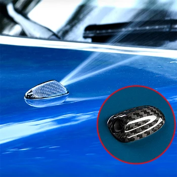 

Carbon Fiber Interior Wiper Nozzle Cover Frame Trim Stickers for Mini Cooper F55 F56 F57 F54 F60 Clubman Cabrio Countryman Decal