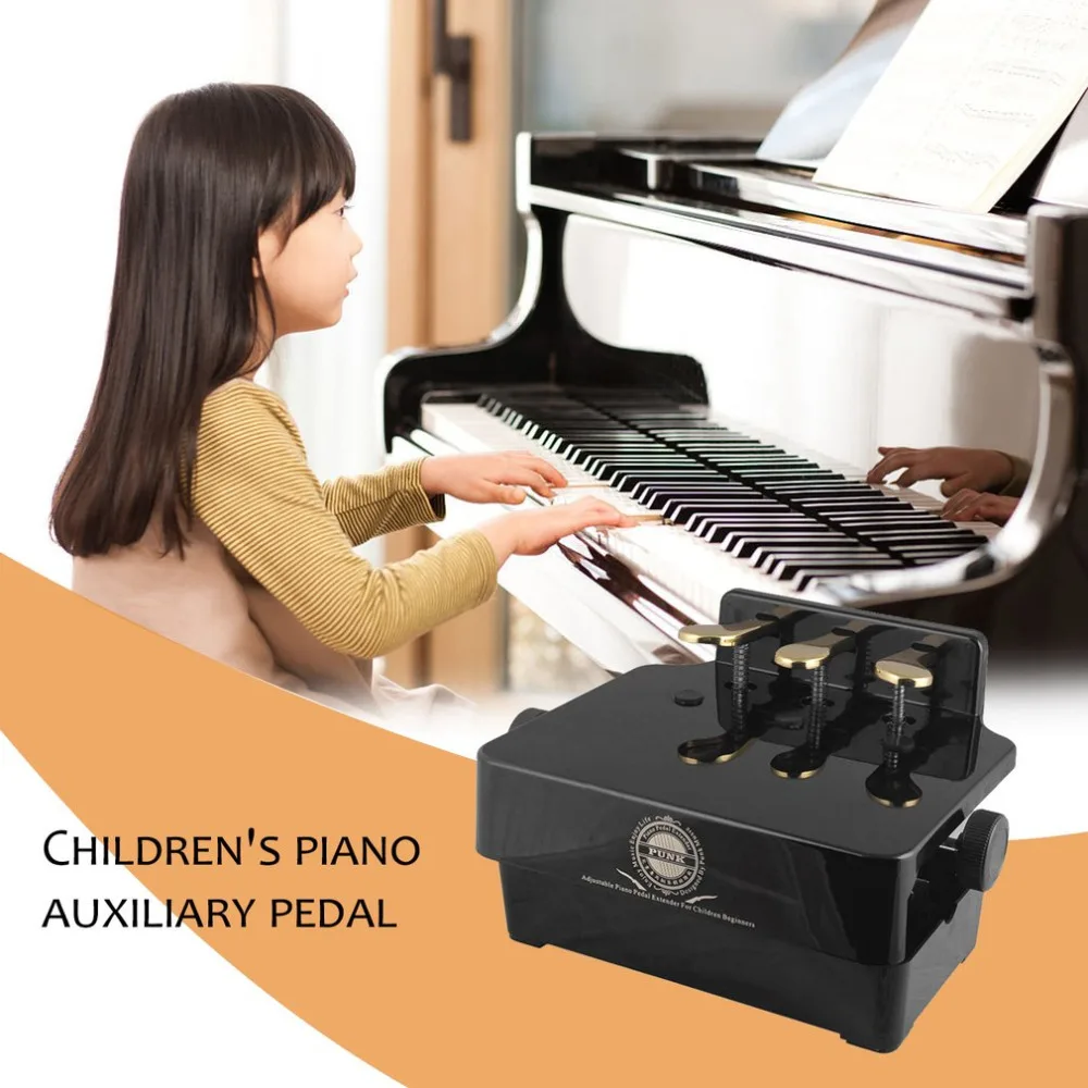 

PA-23 Piano Extender Foot Pedal Stool Piano Bench Assistant Heighten Children Kids Adjustable Foot Stool Height Assist