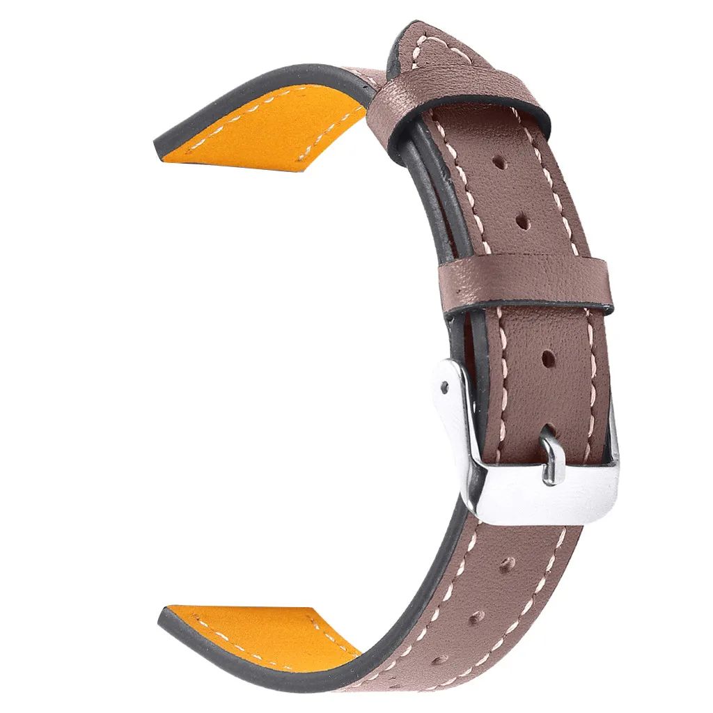 Ouhaobin ремешок для часов huawei Talkband B5 Смарт часы 18 мм кожаный ремешок для браслета на запястье - Цвет: WE