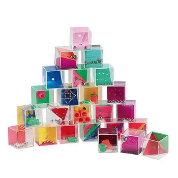 

24 Pcs Gravity Balance Bead Set Decompression Puzzle Toy Mini Labyrinth Cube Game Gadgets