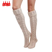 Зимние носки для девочек и женщин Meias, Гольфы выше колена длинные хлопковые теплые Дышащие носки эластичные носки# ZC