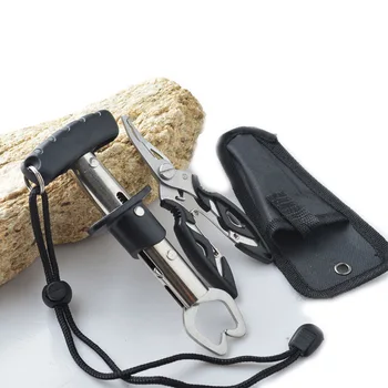 

Newly Stainless Steel Fishing Grip Plier Fish Controller Tool Set Multifunction for Outdoor S66