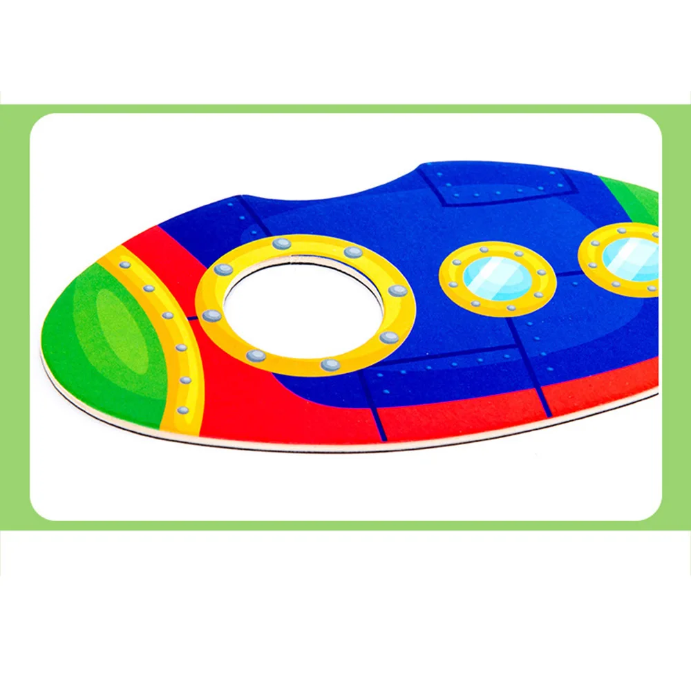 astounding  Cartoon Puzzle 3d Traffic Matching Woods Jigsaw Games Toy Early Learning Traffic Puzzles Educationa