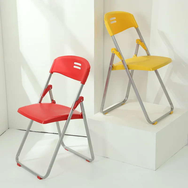 

Plastic Folding Chair Business Office Training Chair Conference Chair Exhibition Chair Backrest Chair Rental Wholesale