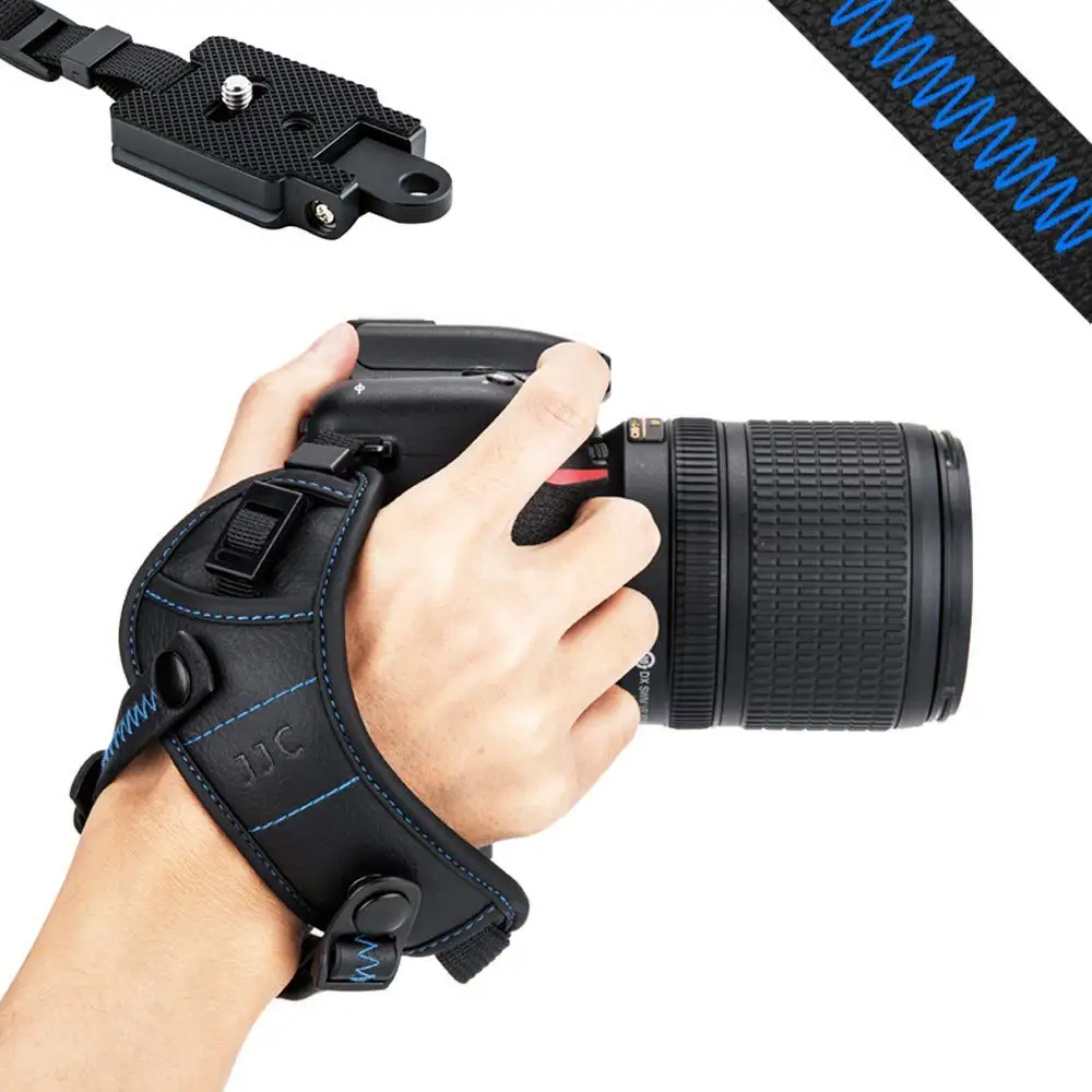 Jjc Dslr Câmera Punho Alça de Mão com tipo Suíço Arca Placa Liberação Rápida para Canon r7 R5c 7d 7dm2 6dm2 5dm4 5dm3 5ds 80d 77d