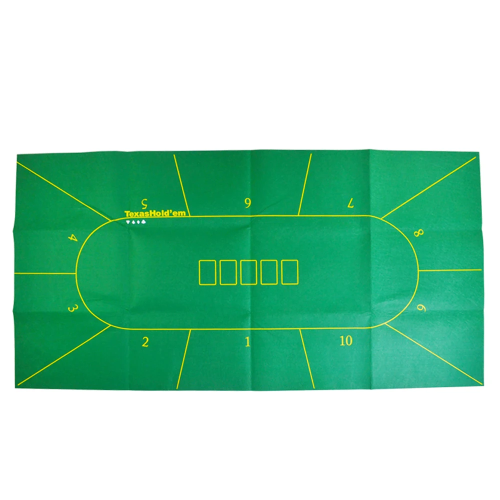 

Big size 1.8*0.9m Texas Hold'em Poker Table Mat Roulette Layouts Dice Betting Mat Rubber Game Pad Poker Table Cloth 10 players