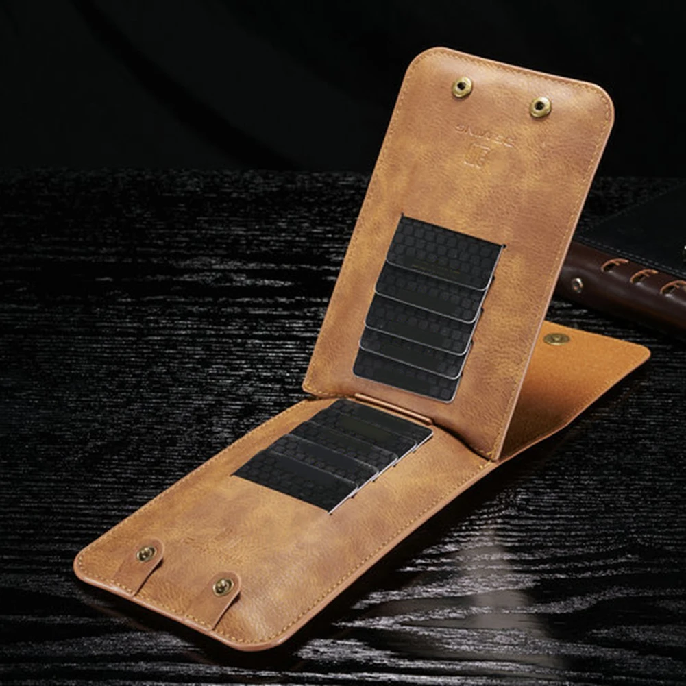 Hot Universal Outdoor Hanging Phone Bag Faux Leather Waist Bag Durable Fanny Pack for iPhone 6P 7P 8P барсетка мужская