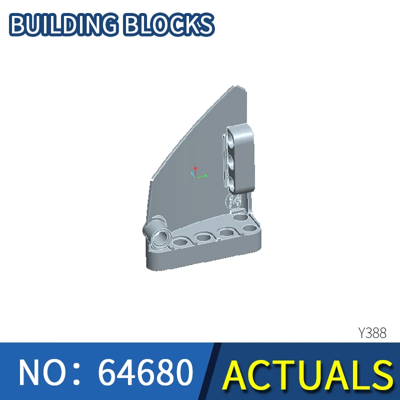 KAZI блоки Строительные части 64680 moc technic Обучающие кирпичи нано сборные Игрушки для