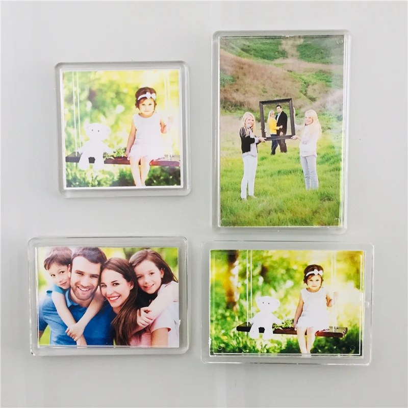 QUALITY PREMIUM CLEAR ACRYLIC BLANK FRIDGE PHOTO FRAME DIFFERENT SIZES Home Décor
