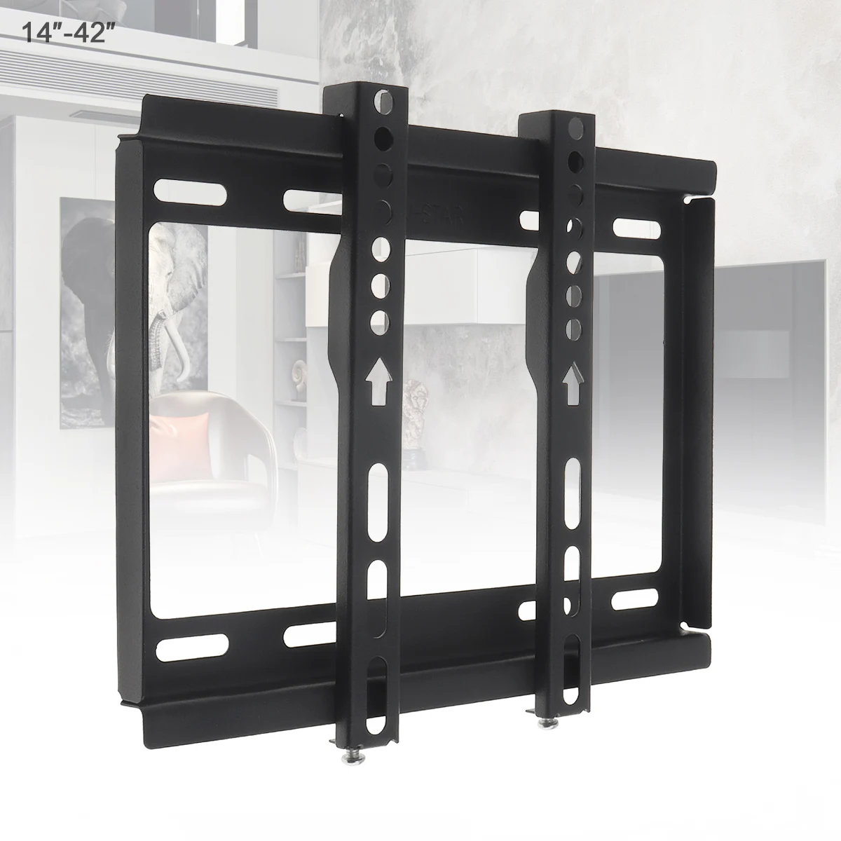 

Universal 25KG Fixed-type TV Wall Mount Bracket Flat Panel TV Frame for 14-42 Inch LCD LED Monitor Flat Pan