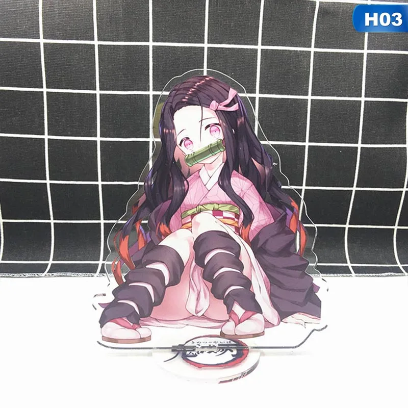 3 Горячая аниме Demon Slayer Kimetsu No Yaiba Kamado Tanjirou Kamado Nezuko фигурка на акриловой подставке Настольный Декор лицензирование рождественские подарки - Цвет: 3