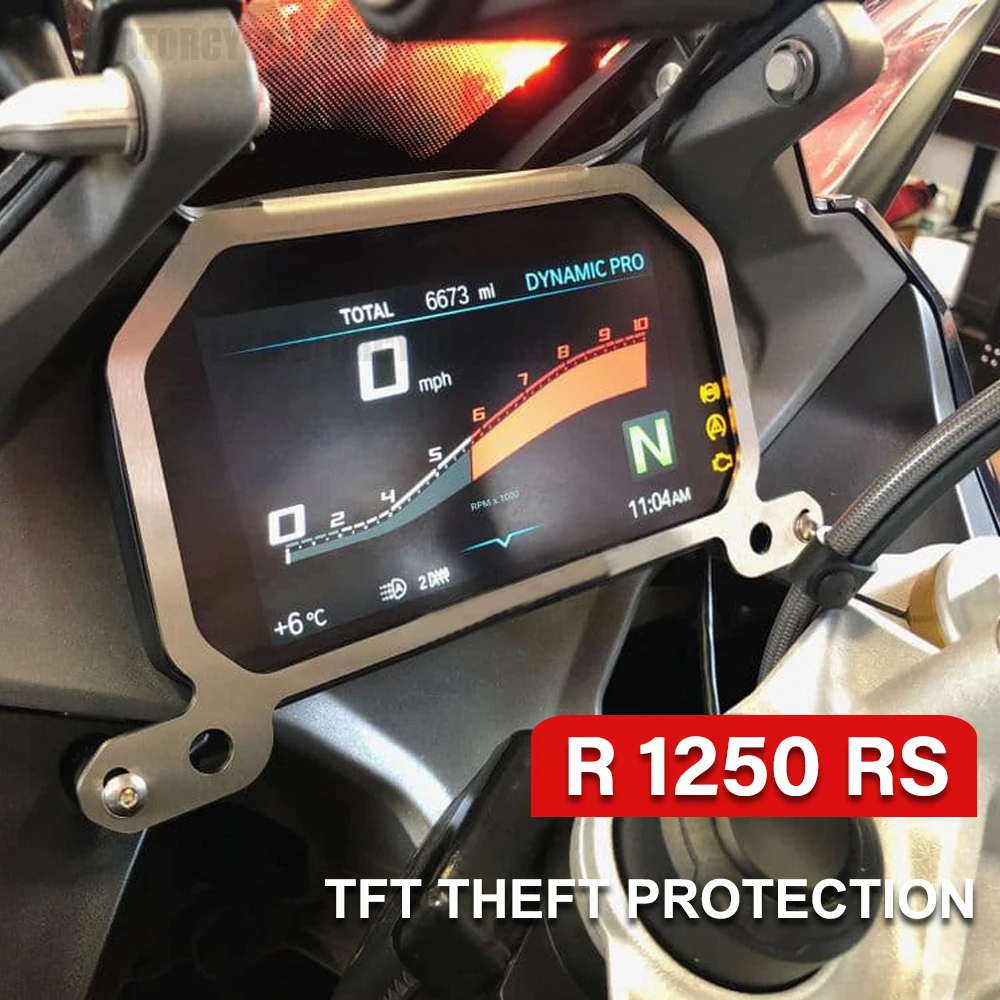 

Новые запчасти для мотоциклов TFT экран противокражный фиксатор измерительная рамка Защитная крышка с козырьком для BMW R 1250 RS R1250RS