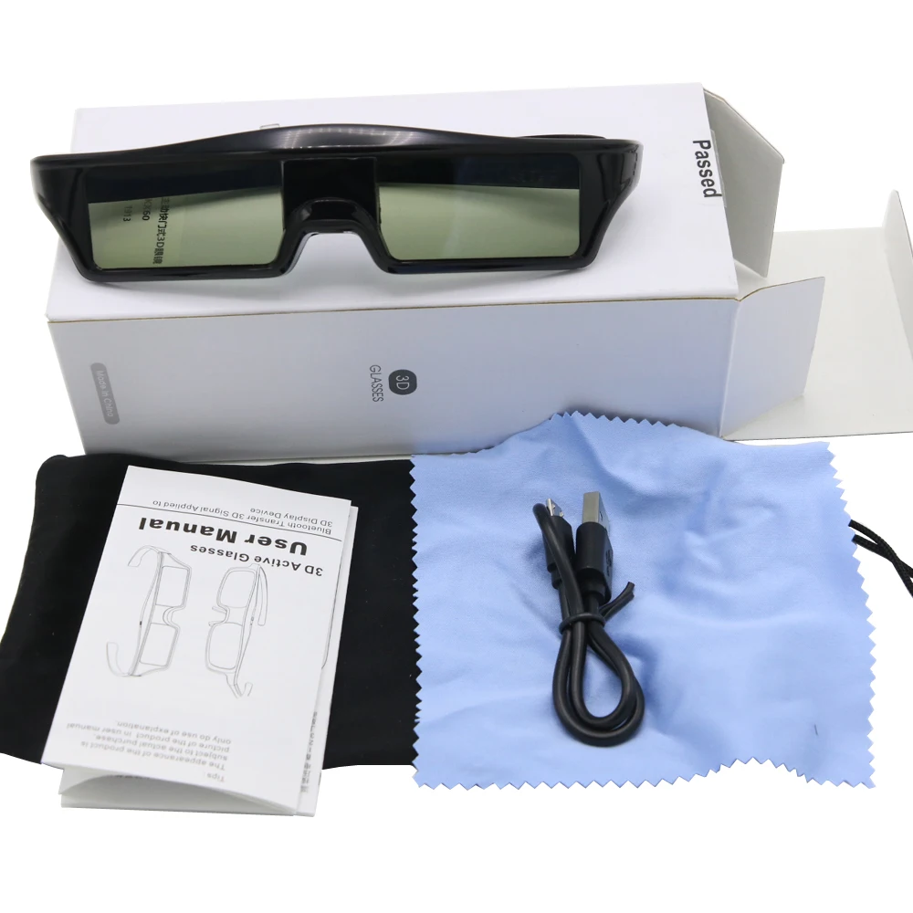 3D стекло активная затвор Bluetooth RF 480 Гц очки для Sony TV EPSON проектор TW6600/5350/5030UB/5040UB и