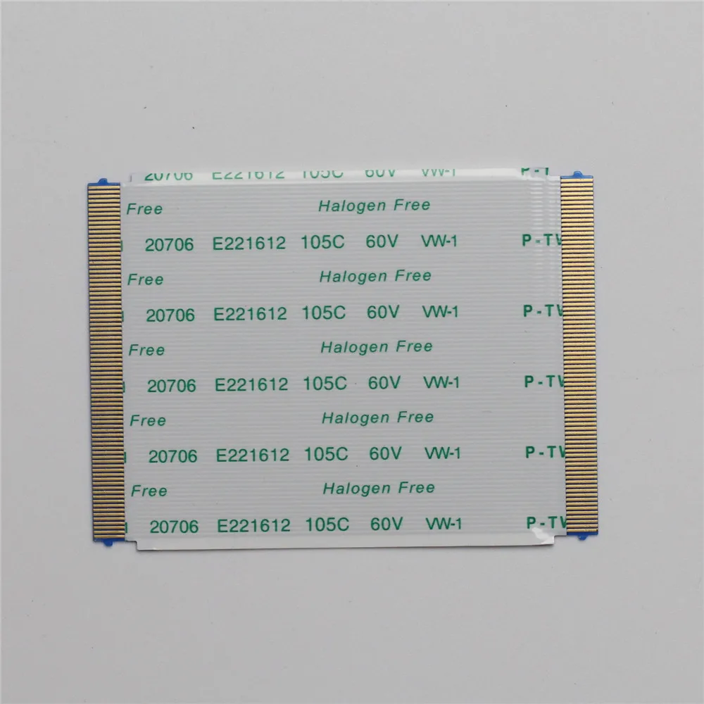 플렉스 케이블 80 핀 TCON 카드 용 100% 오리지널 유연한 케이블 57mm X 40.5mm 잠금 플랫 리본 TV 로직 보드 LCD 화면