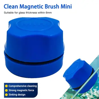 

Mini Magnetic Brush Aquarium Fish Tank Brush Cleaning Glass Window Algae Scraper Cleaning Sponge