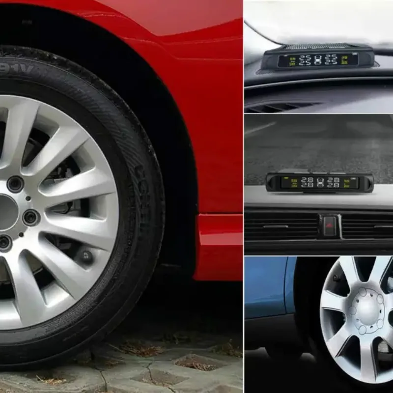 Два цвета автомобильный TPMS датчик давления в шинах Система мониторинга солнечной энергии цифровой ЖК-дисплей Охранная сигнализация s давление в шинах