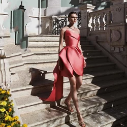 LORIE Simple Evening Dress Short Elegant Prom Dress Strapless Party Gowns Formal Dress Robe De Soiree