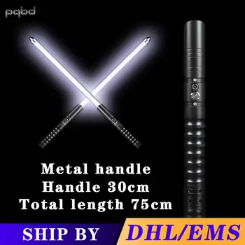 

pabd Lightsaber LED Flashlight Metal Handle Cosplay Replca Light Stick for Children Gift Light Toy